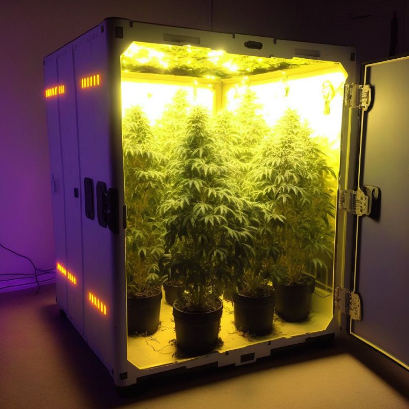 cannabis growing room equipment