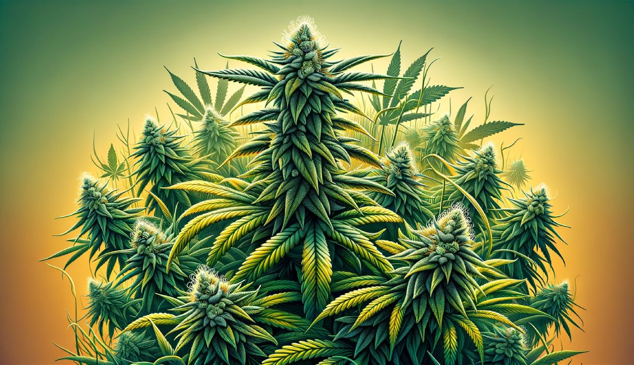 healthy cannabis plants