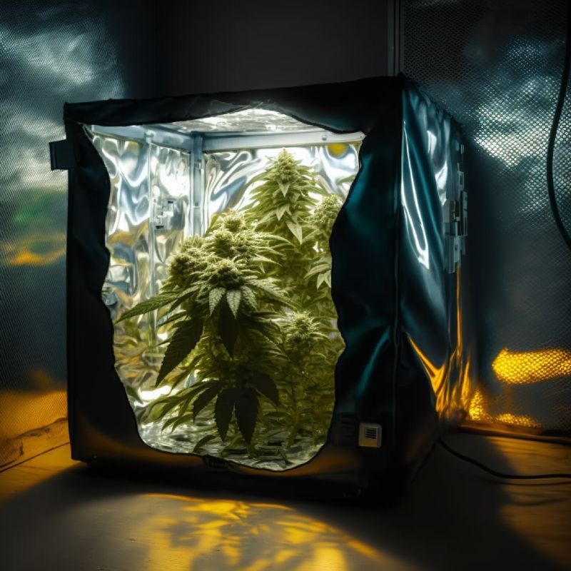 marijuana growing room temperature