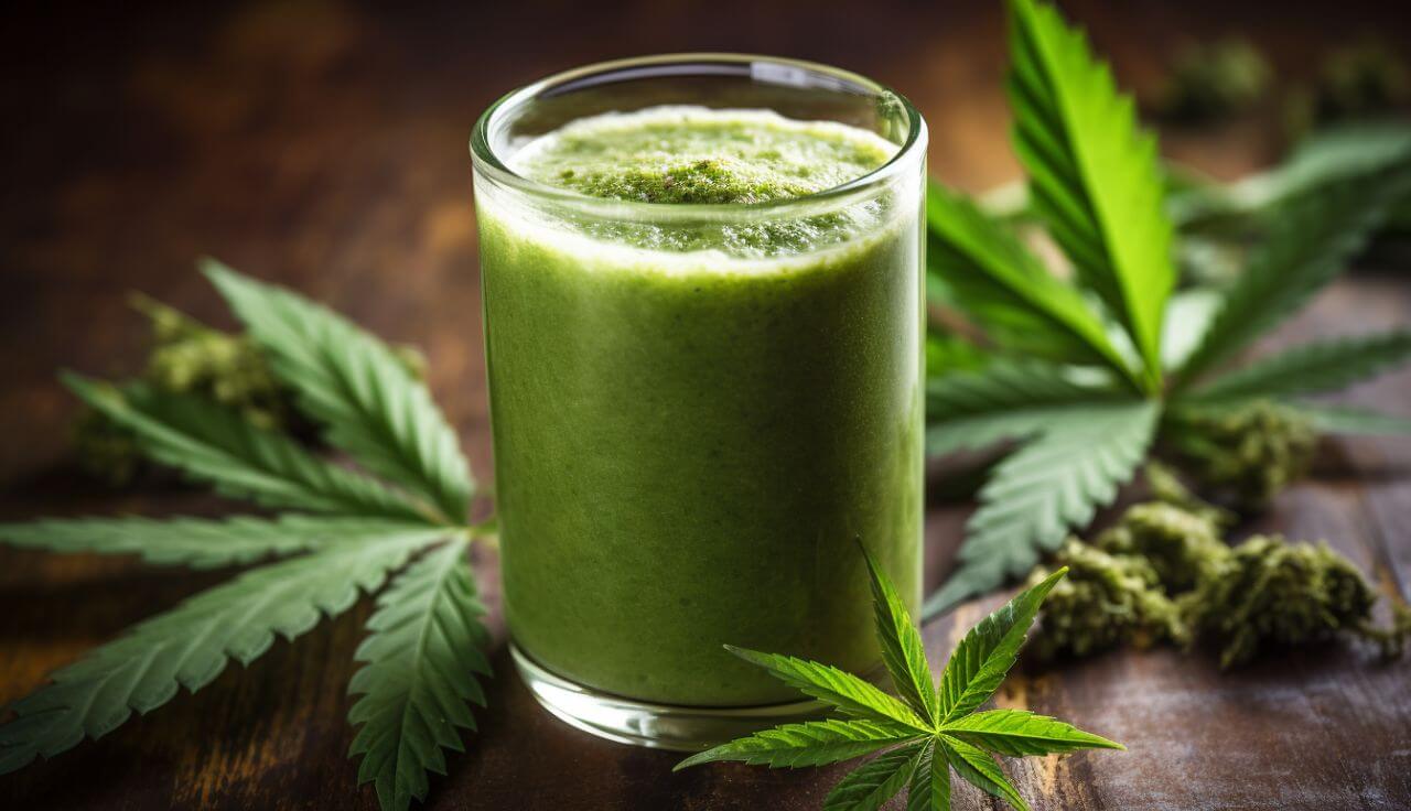 weed juise smoothie