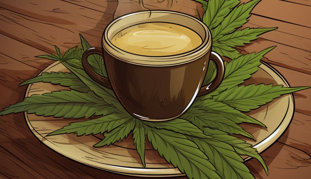 weed tea coffe